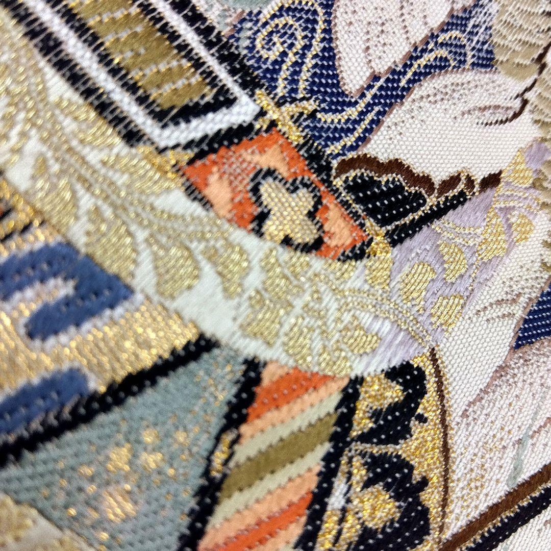 袋帯 全通 純金箔 源氏物語 25M122f 袋帯 全通 純金箔 源氏物語 25M122f