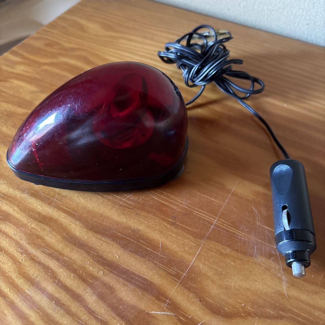 昭和レトロ。懐かしのパトライト。12v