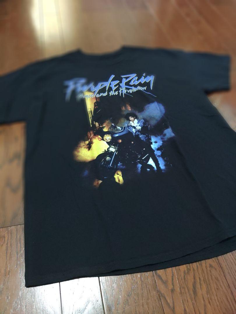 prince プリンス Tシャツ XL purple rain バイク - メルカリ