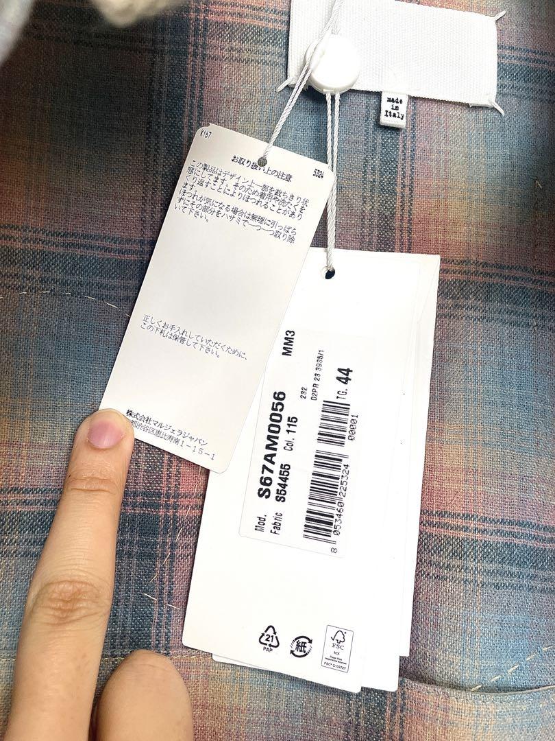 MaisonMargiela Pendleton ボンバージャケット