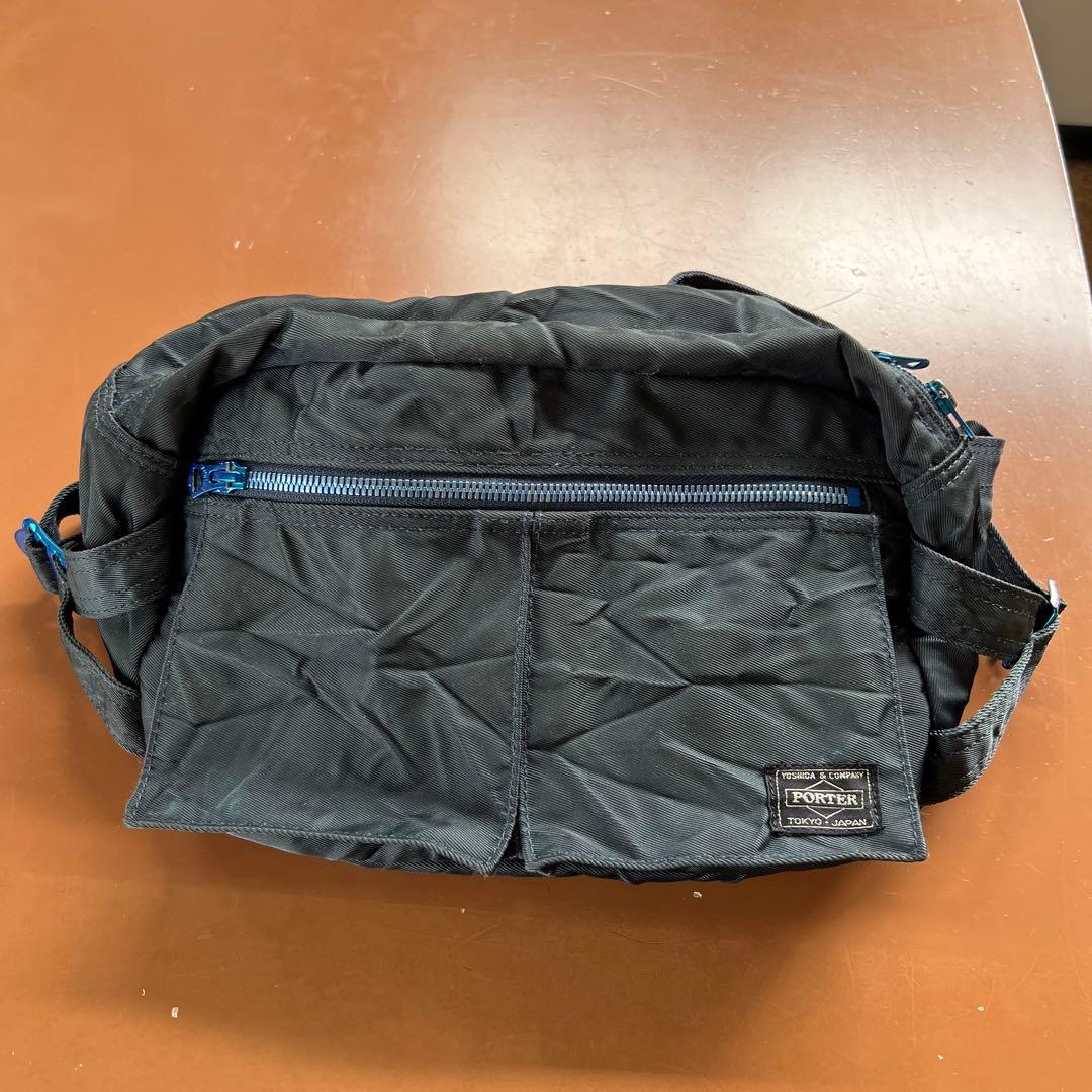 ひし型 極美品‼️PORTER RIDE ポーター ライド ウエストバッグ 近江
