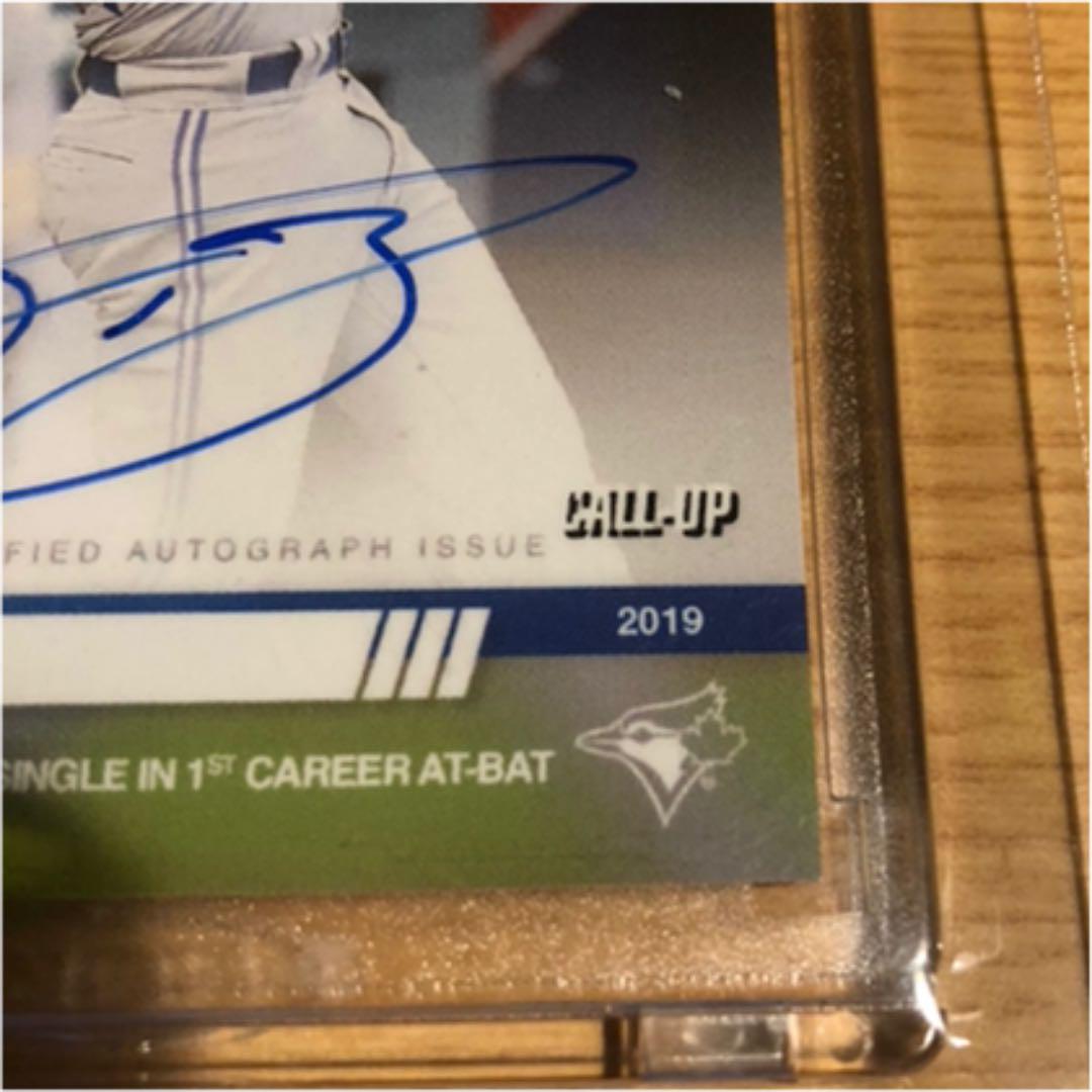 topps now BO BICHETTE MLBデビュー記念直筆サインカード