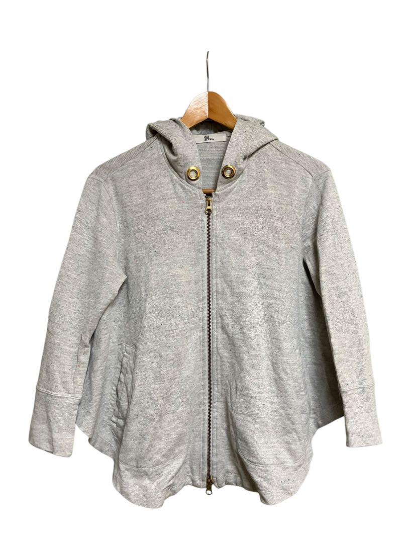 MIYAKE ドレープポンチョジップパーカー