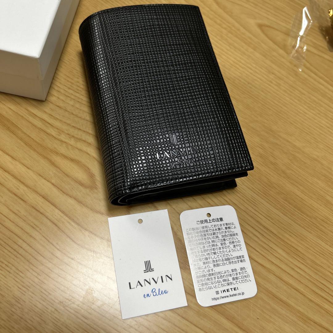 LANVIN en Bleu 財布 ブラック 529615