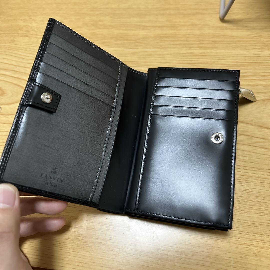 LANVIN en Bleu 財布 ブラック 529615