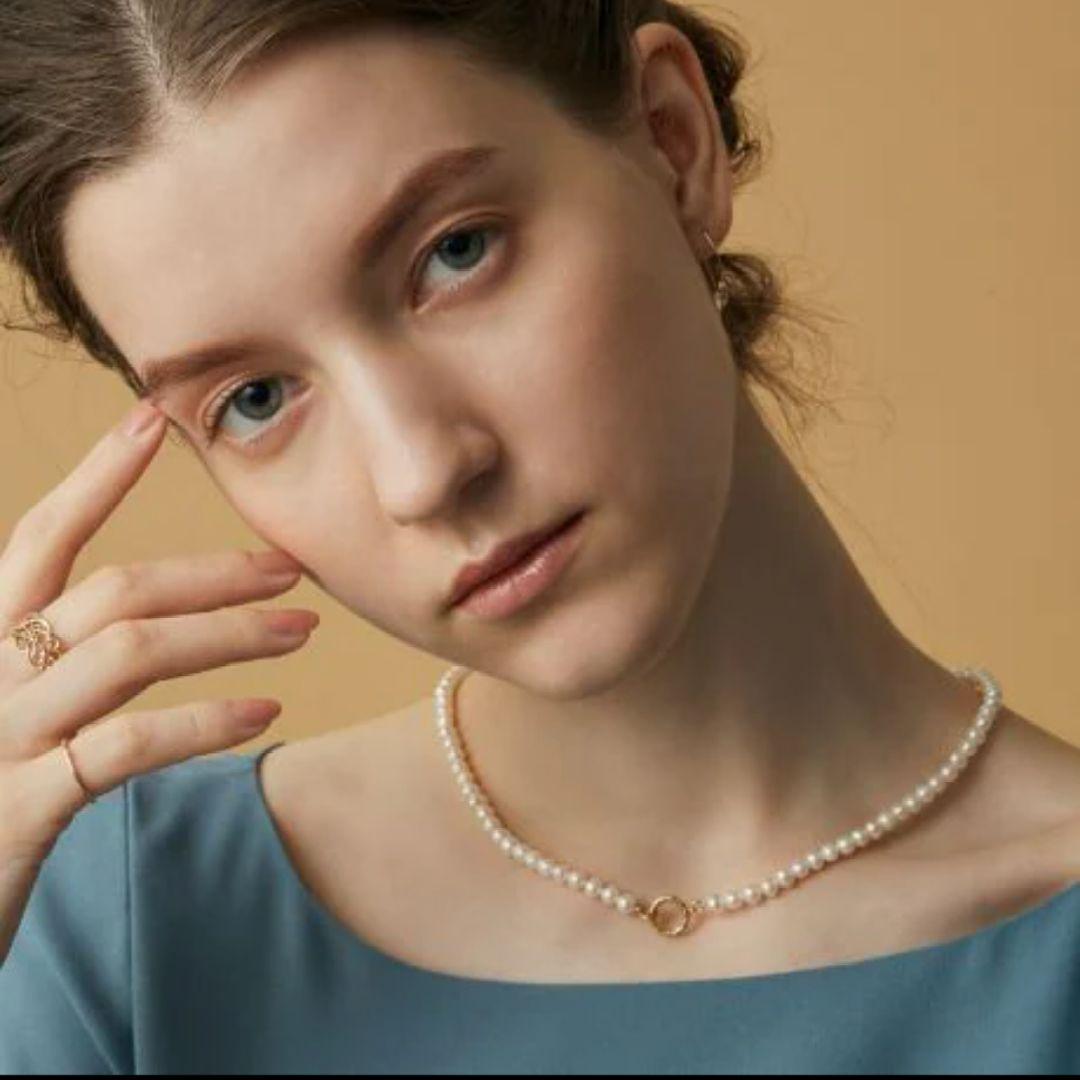 アガット Agete パールネックレス　淡水パール