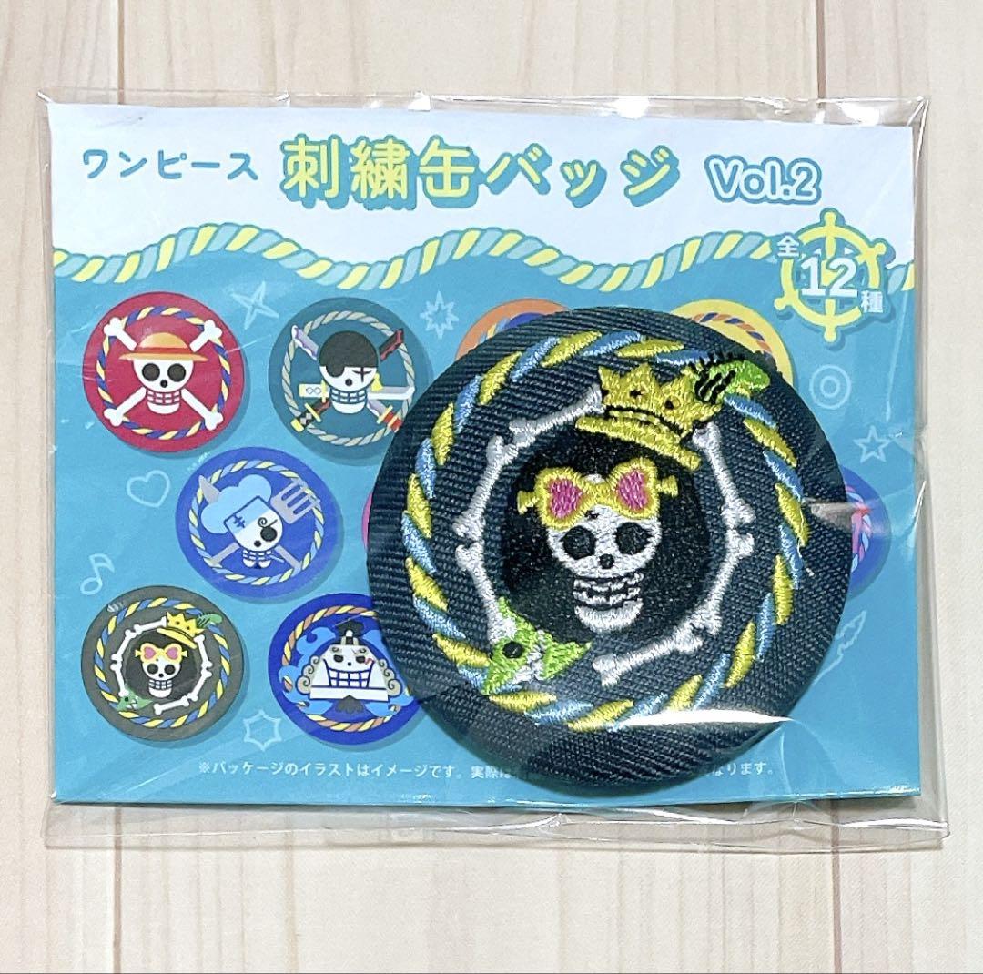 ONE PIECE ワンピース 刺繍缶バッジ ブルック - メルカリ