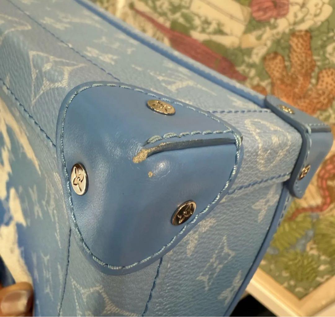LOUIS VUITTON 青 ショルダーバッグ オムニバス