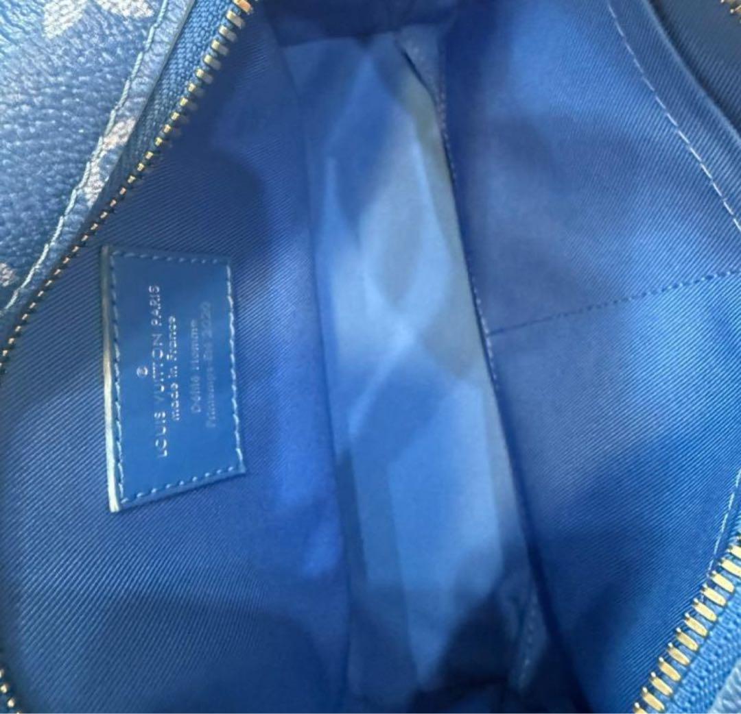 LOUIS VUITTON 青 ショルダーバッグ オムニバス