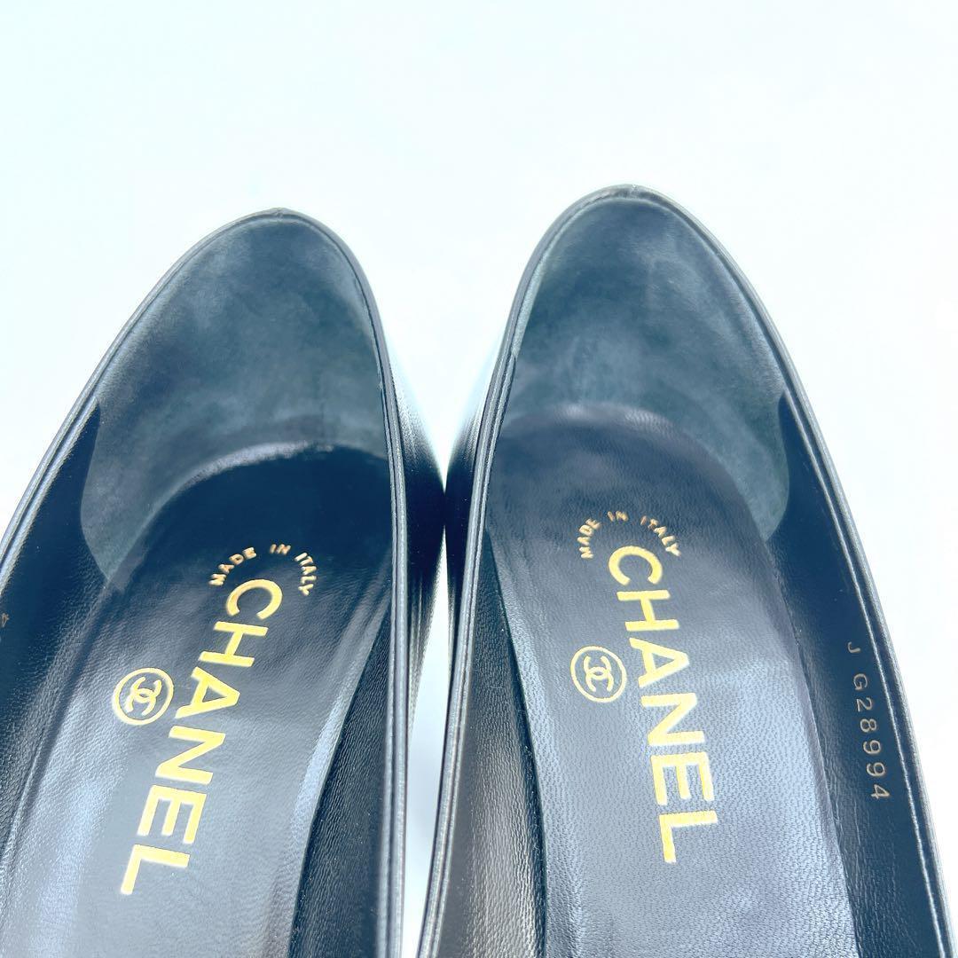 極美品CHANEL シャネル　ハイヒール 極美品】CHANEL シャネル ハイヒール ココマーク ブラック