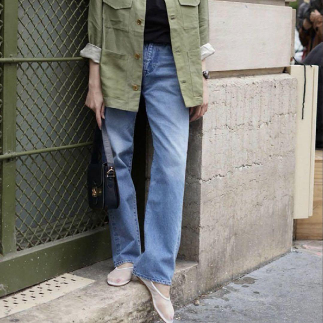 aLORS paris アロー無骨デニムJean Bleu clair