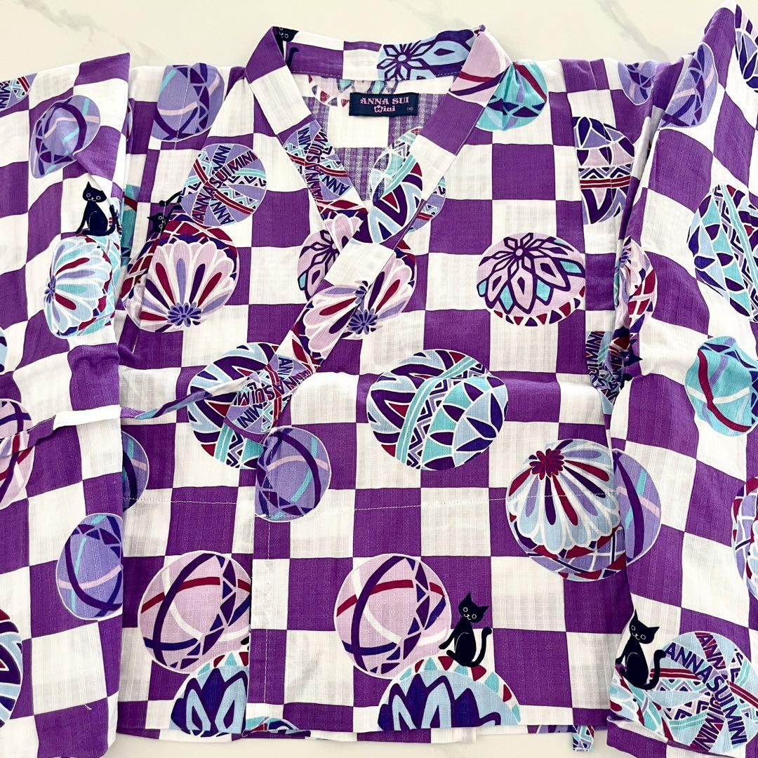 ANNA SUI mini 浴衣　140 帯２色セット