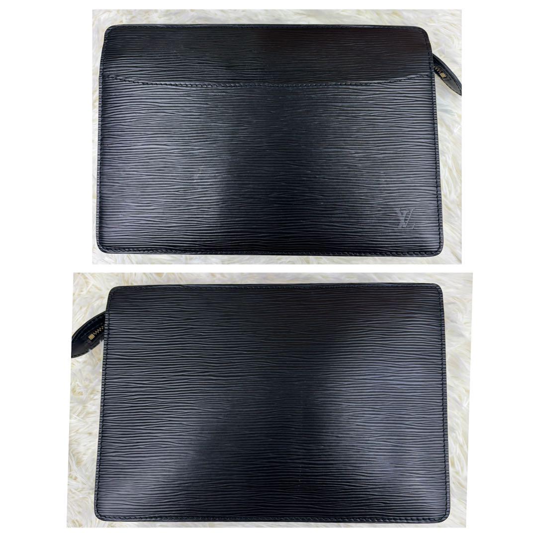 美品✨ルイヴィトン エピ ポシェット オム セカンドバッグ 黒