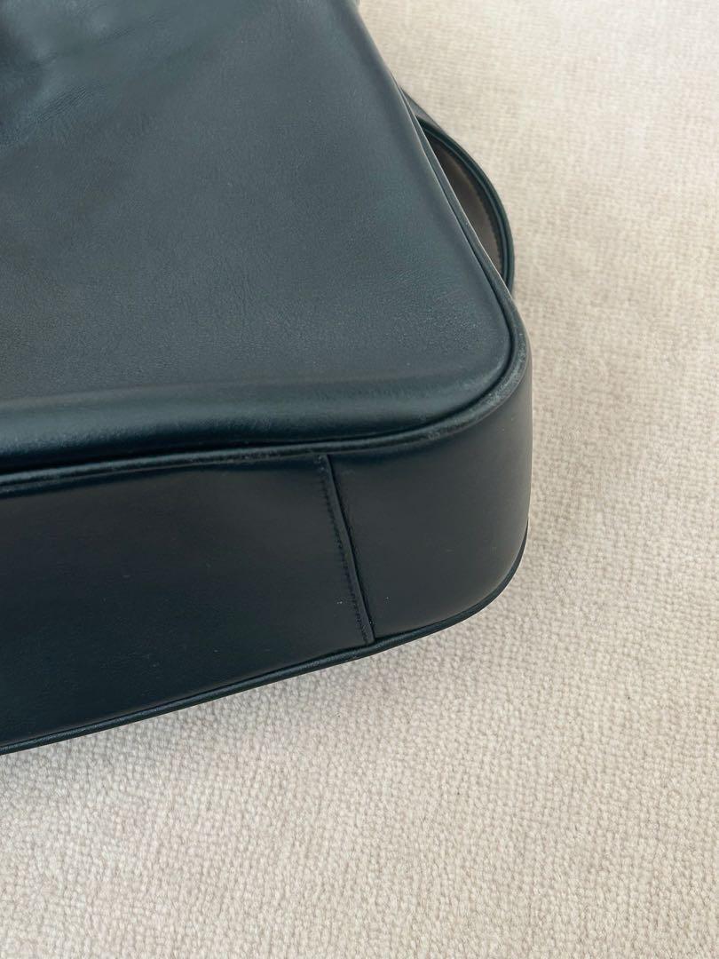 美品 オールドグッチ バンブー ホーボー バッグ ショルダー 2way 紺 美品 オールドグッチ バンブー ホーボー バッグ ショルダー 2way 紺