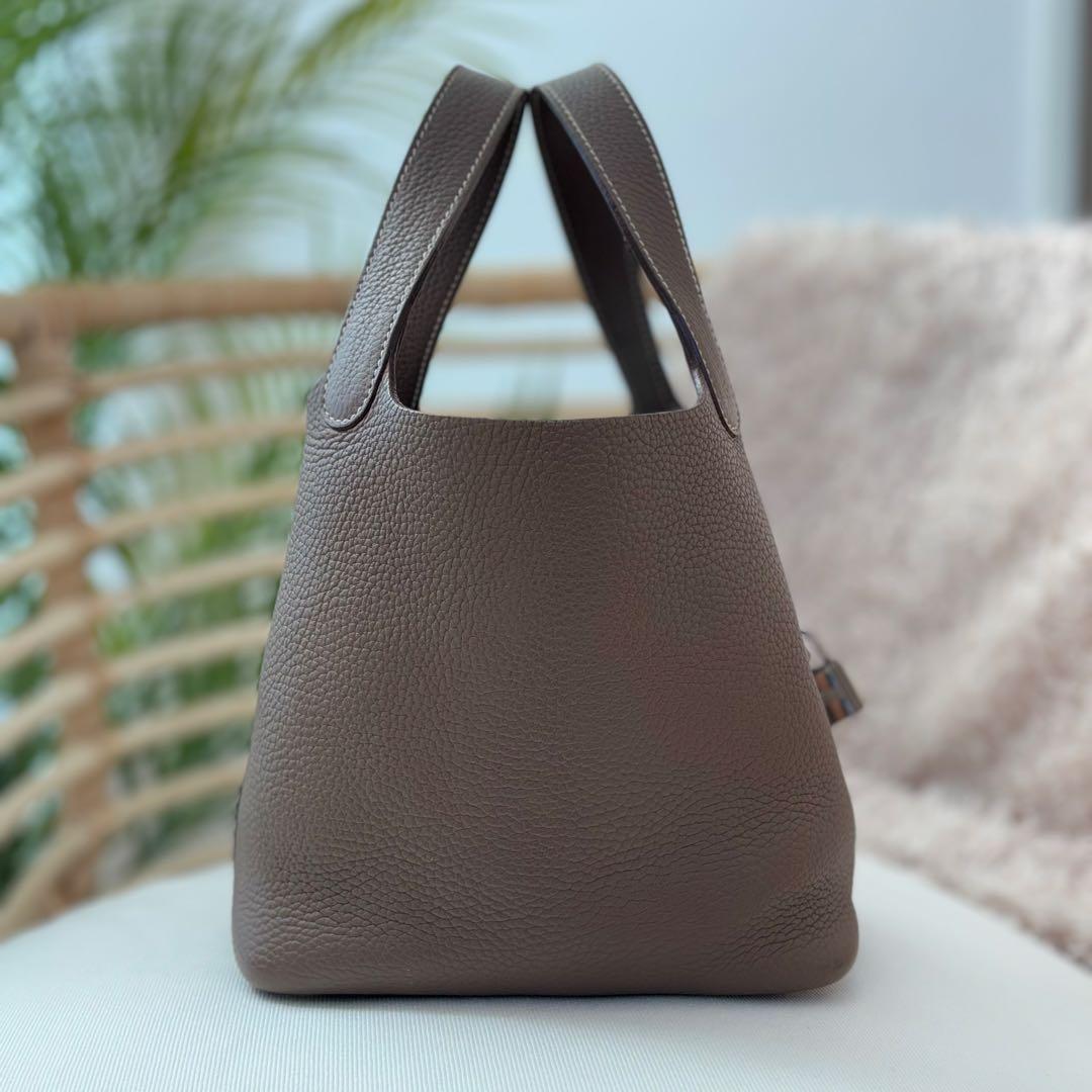 大人気✨エルメス ピコタン ロック PM エトゥープ ⬜︎P刻印