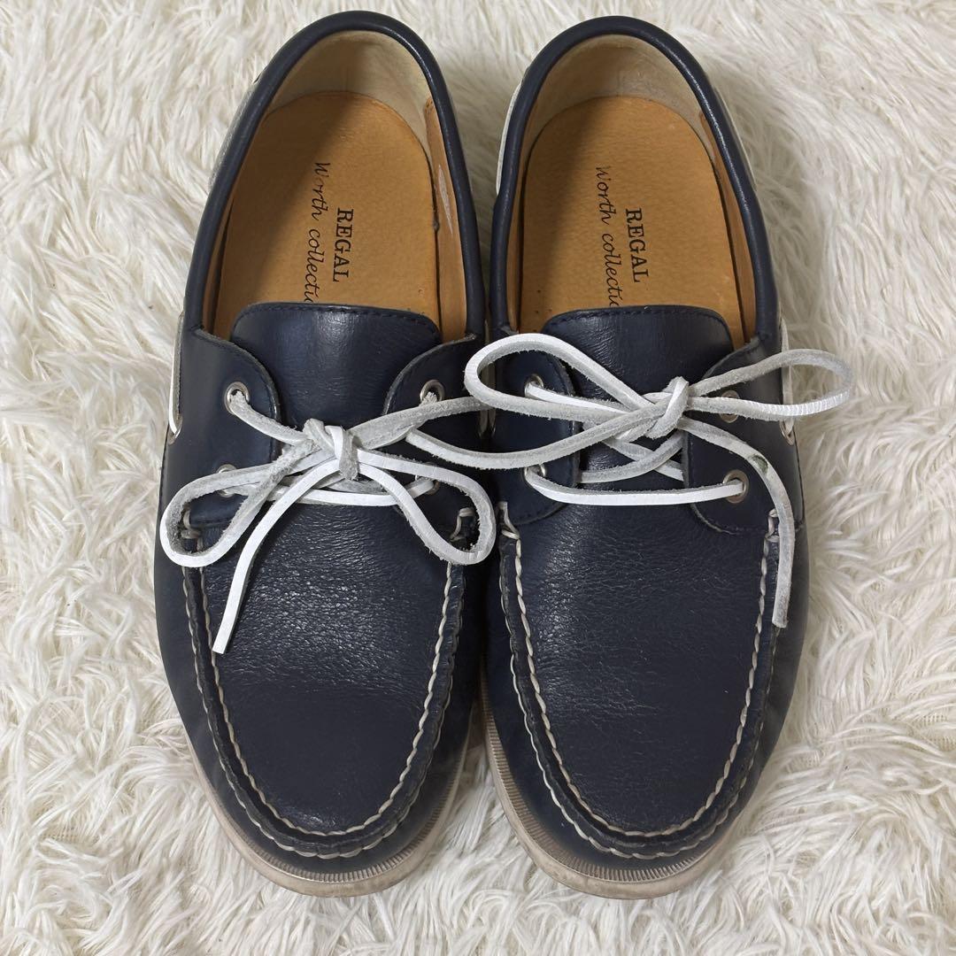 【美品】REGAL リーガル　デッキシューズ　JY93 カジュアル　24.5