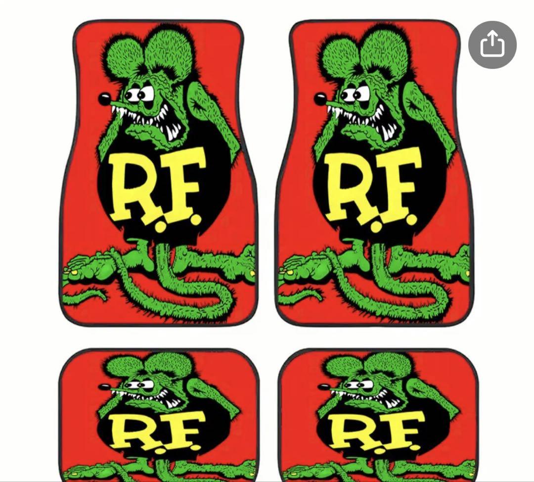 RATFINK フロアマット 4席セット ローライダー アメ車 USDM JDM