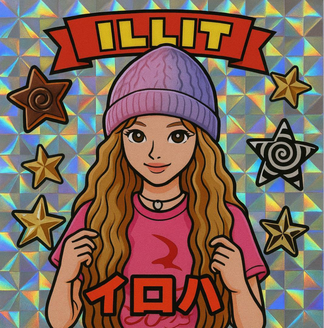 ILLIT ビックリマンチョコ風シール