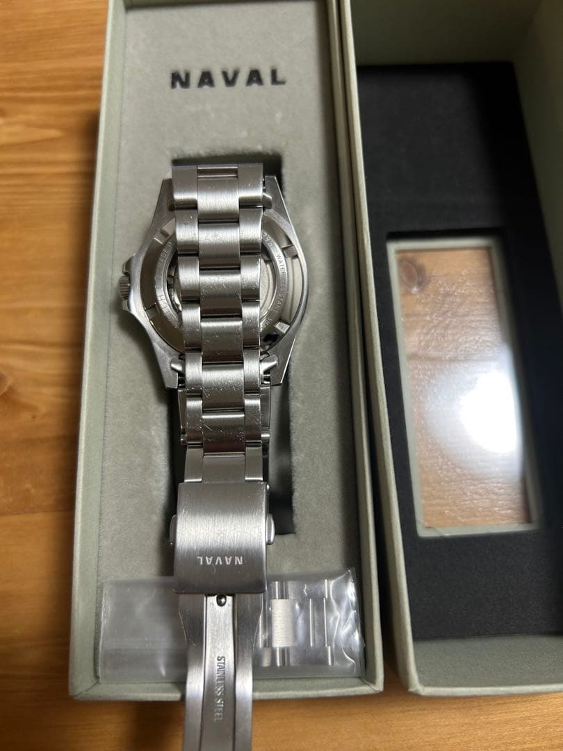 NAVAL 自動巻き腕時計 ブラック