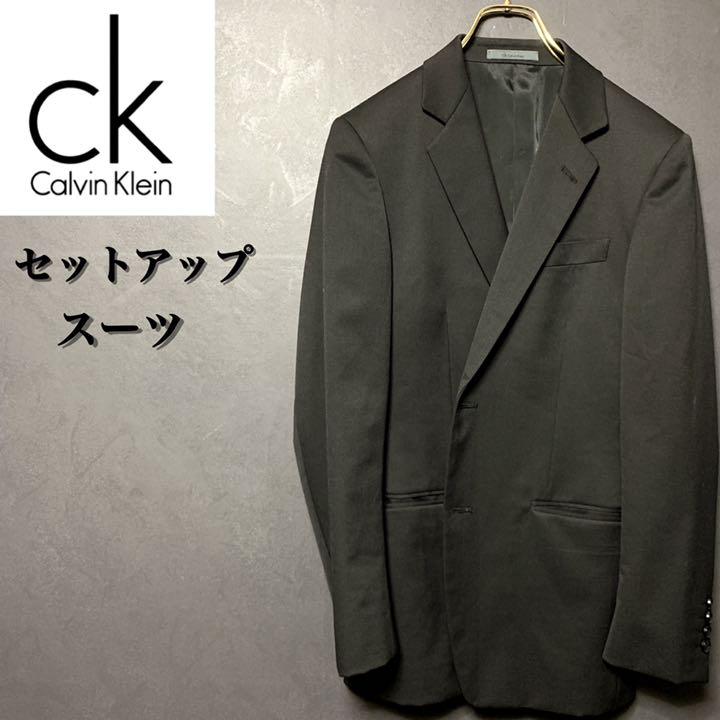 贈り物 新品 カルバンクライン セットアップ スーツ ビジネススーツ スリム 54 - セットアップ