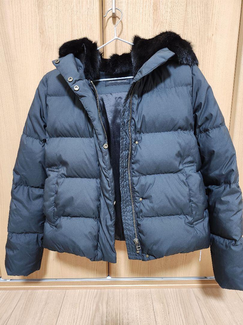 URBAN RESEARCH ラビットフードストレッチショートダウン