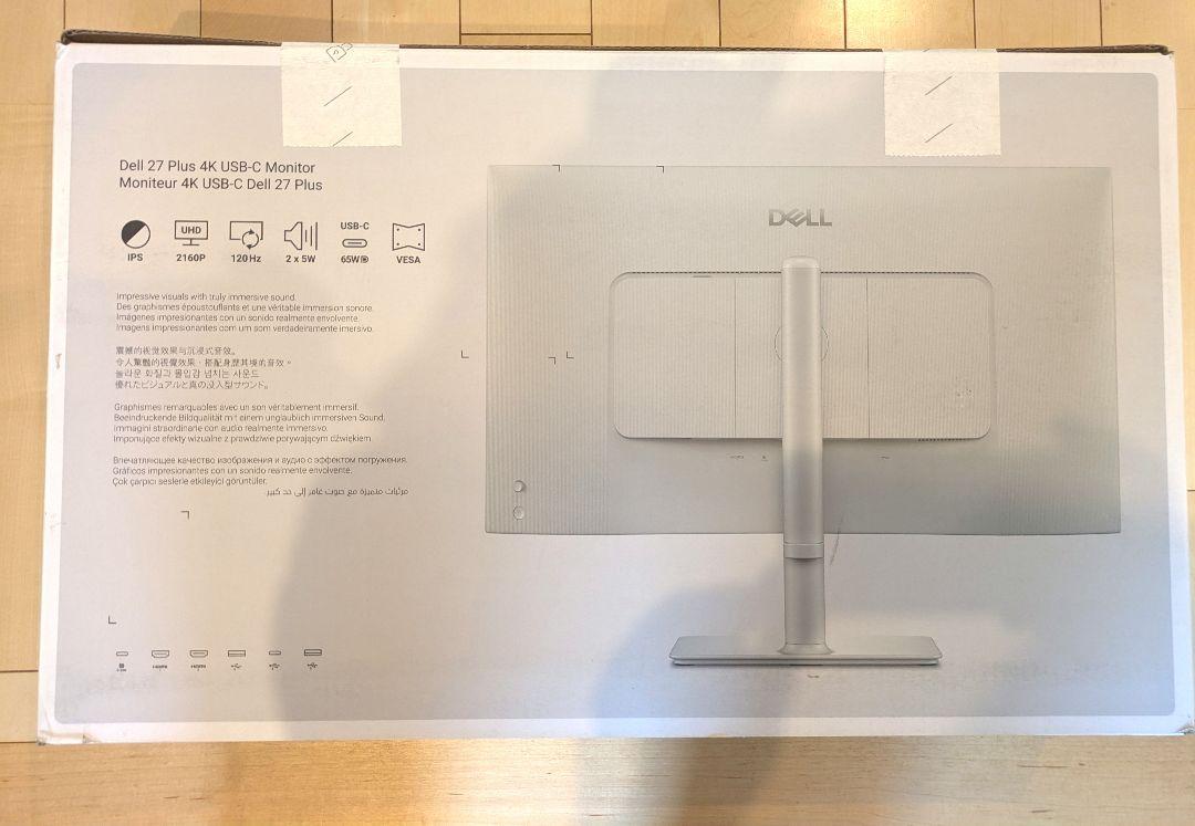【新品未開封】DELL S2725QC 27インチ 4K USB-Cモニター