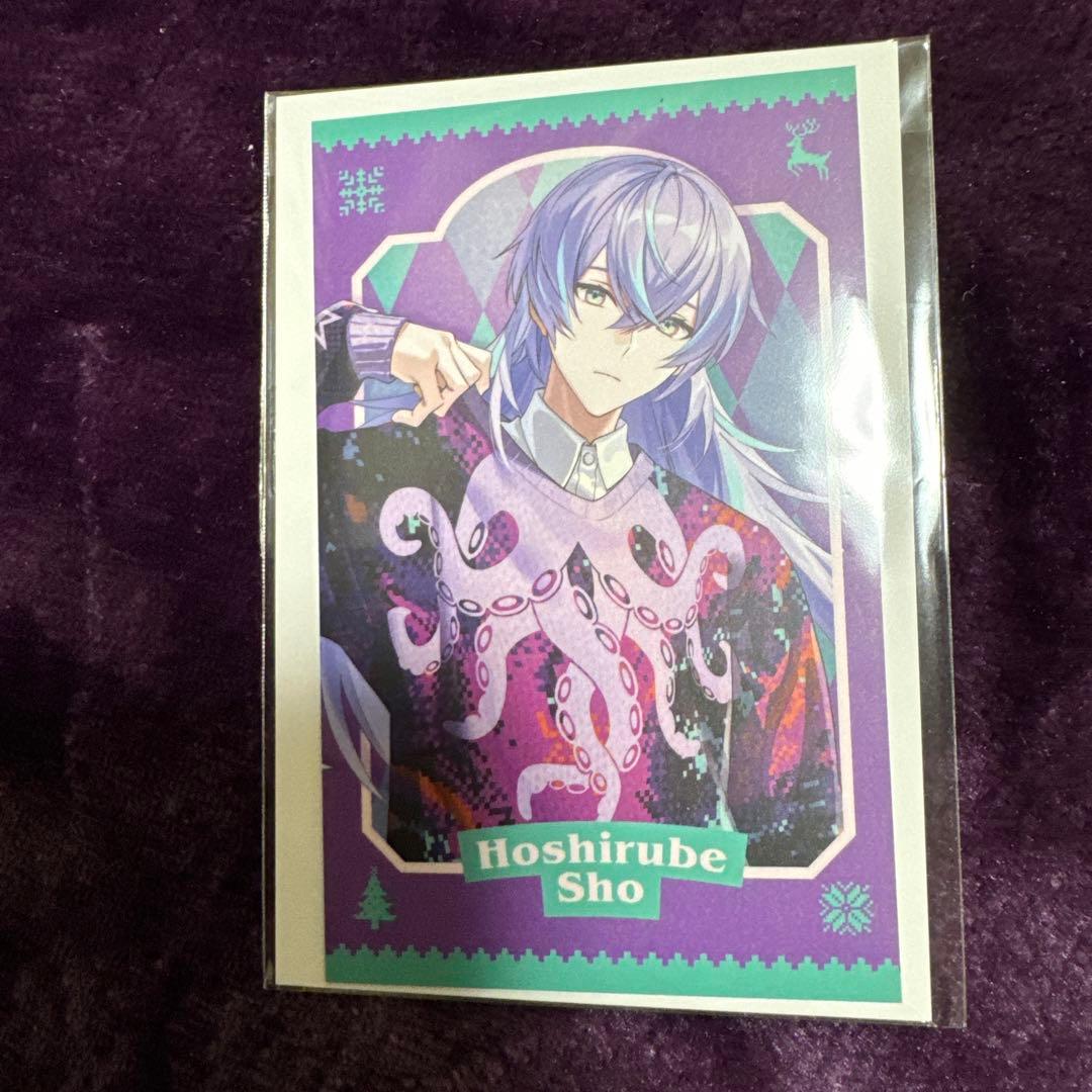 にじさんじ Christmas Wearセーター 、チェキ風カード　星導ショウ にじさんじ 星導ショウ チェキ風カード KDセーター特典 - メルカリ