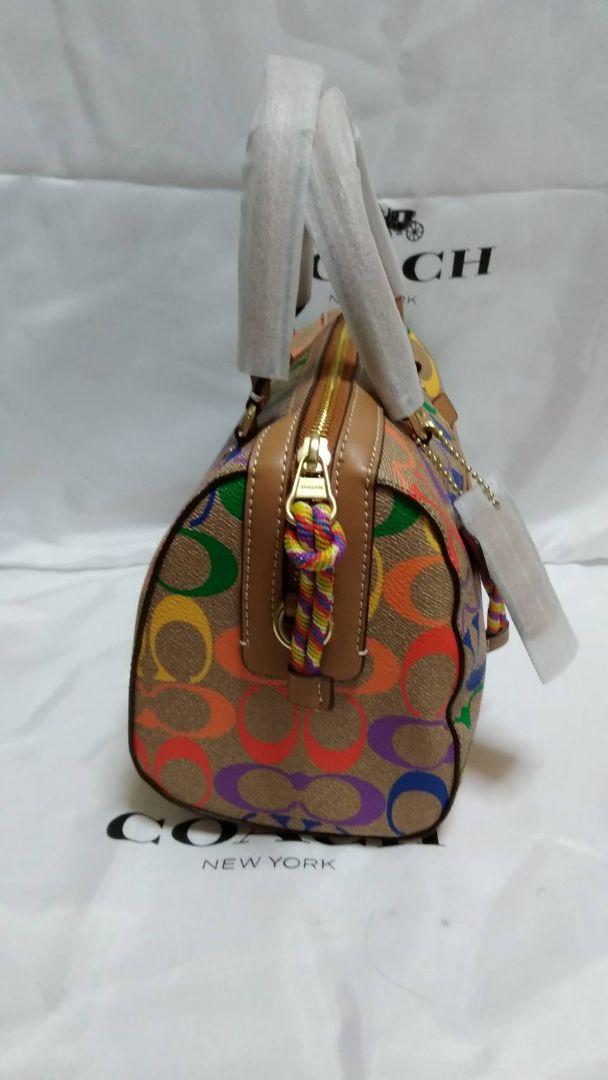 したら COACH レインボー シグネチャー❣️新品未使用❣️ VTDPd-m14442795879 ボストンバッグ ≷ファスナー