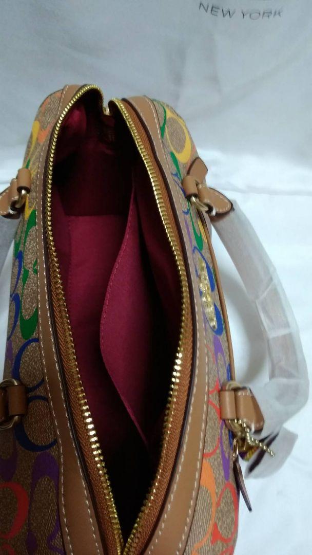 したら COACH レインボー シグネチャー❣️新品未使用❣️ VTDPd-m14442795879 ボストンバッグ ≷ファスナー