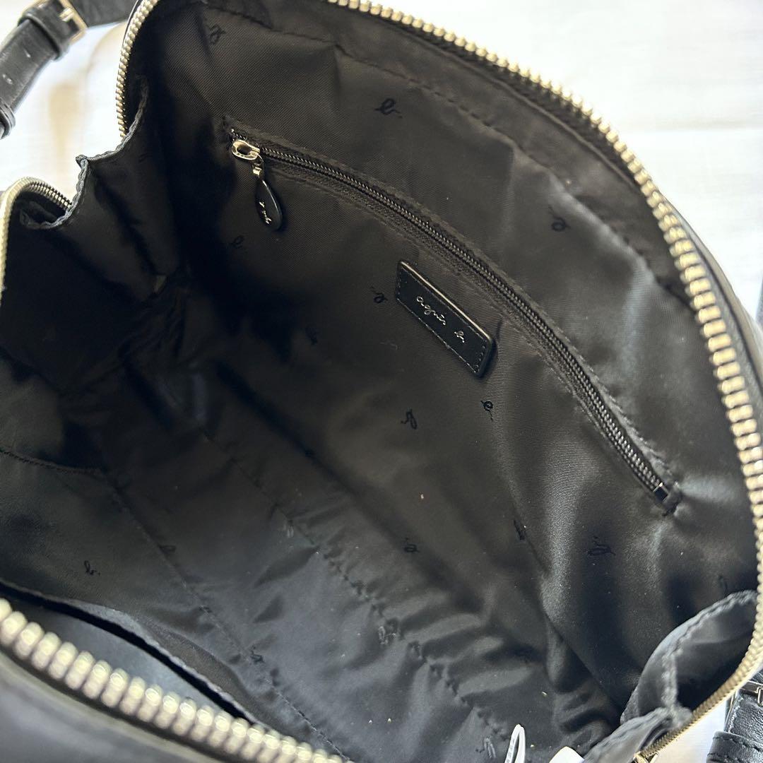 ✨2way✨美品 アニエスベー ショルダーバッグ アンジェル レザー