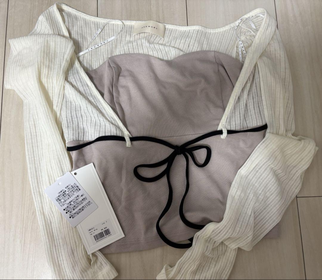 トップス andMary / Lona ribbon tops