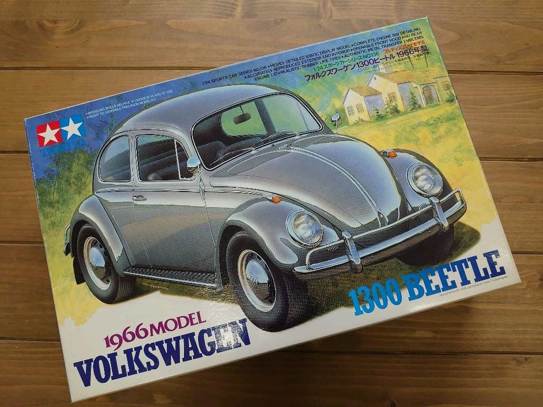 【完成品】タミヤ 1/24 VW ビートル 1966年型 フォルクスワーゲン 1300 ビートル 1966年型 (プラモデル
