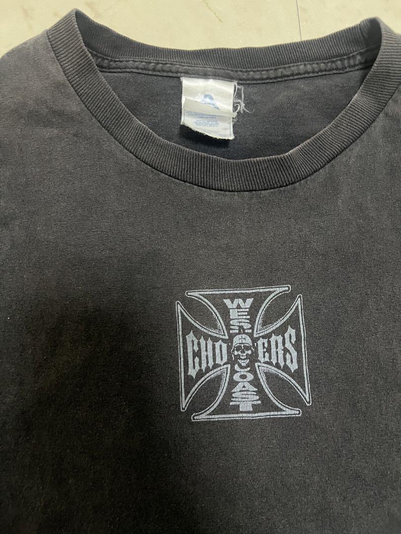 トップス 90s west coast choppers flame fade tee