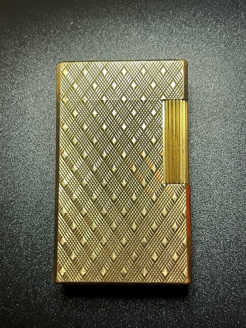 S.T. Dupont デュポン ガスライター ゴールド　着火確認