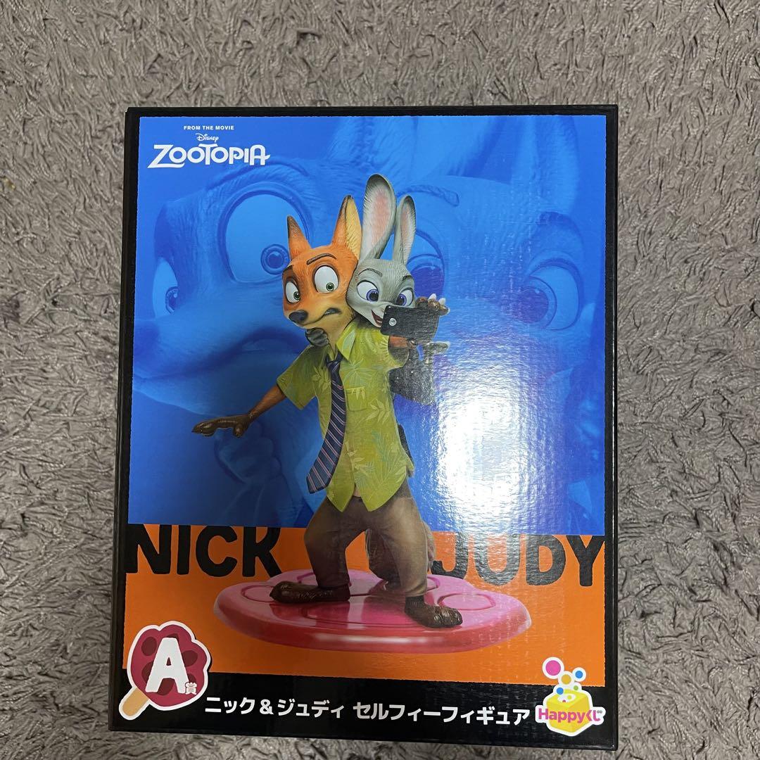 Happyくじ『ズートピア』A賞 ニック＆ジュディ セルフィーフィギュア ズートピア×Happyくじ」4月11日より発売！A賞はニック＆ジュデの