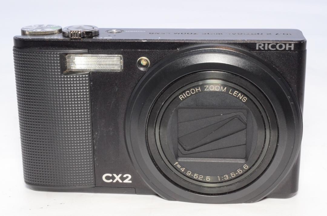 【動作良好・美品・返品保証】RICOH リコー CX2 SDカード、ケース付き