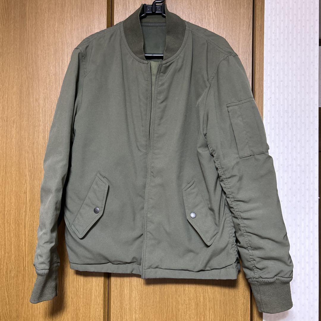 オリーブグリーン MA-1スタイルジャケット
