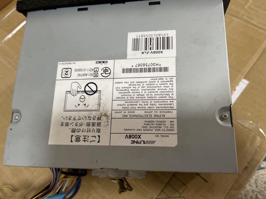 【動作確認済み】ALPINE X008V アルファード カーナビ 送料込み