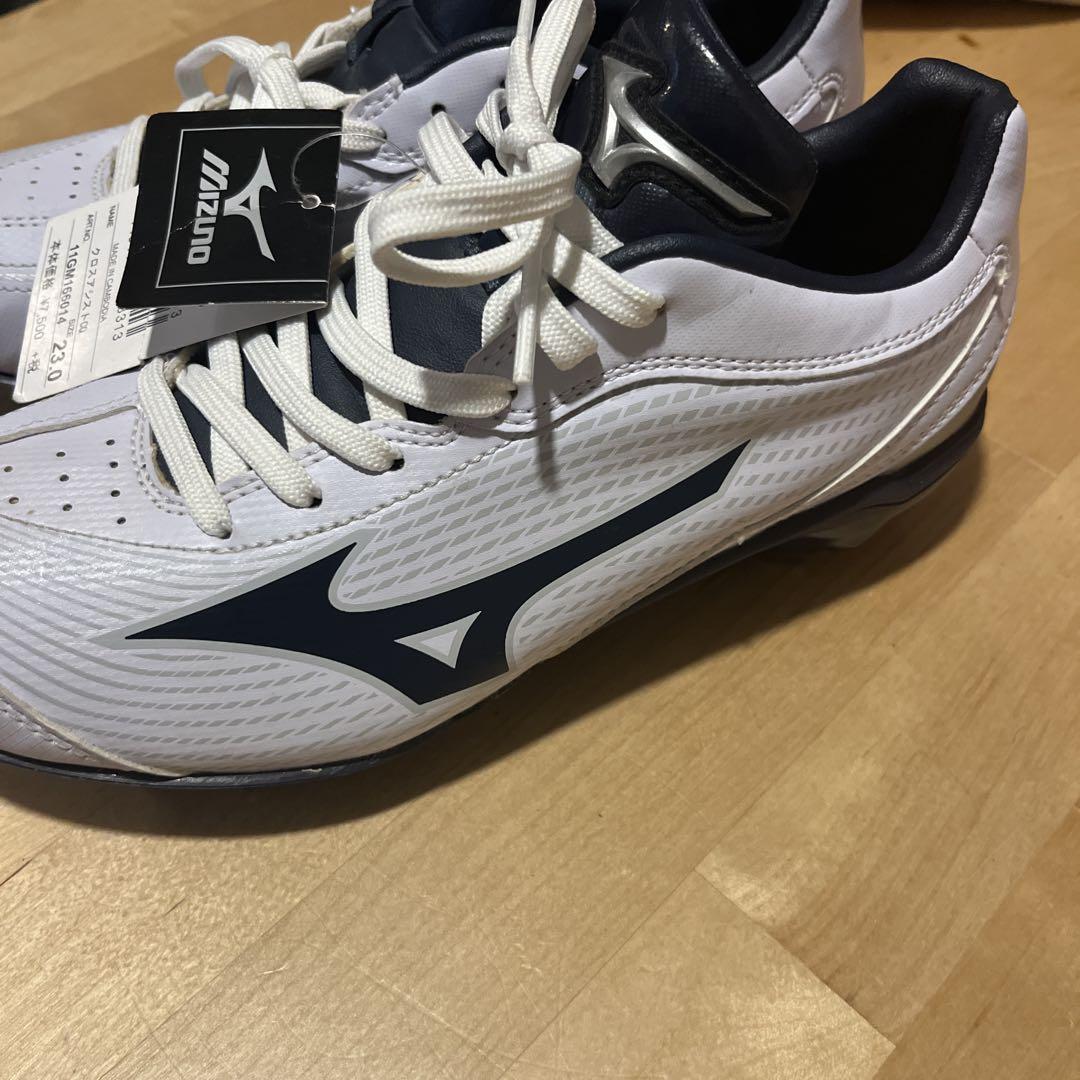 Mizuno スパイクシューズ ホワイト/ネイビー MIZUNO 【サイズ交換送料無料】ホワイト×ネイビー ミズノ 野球