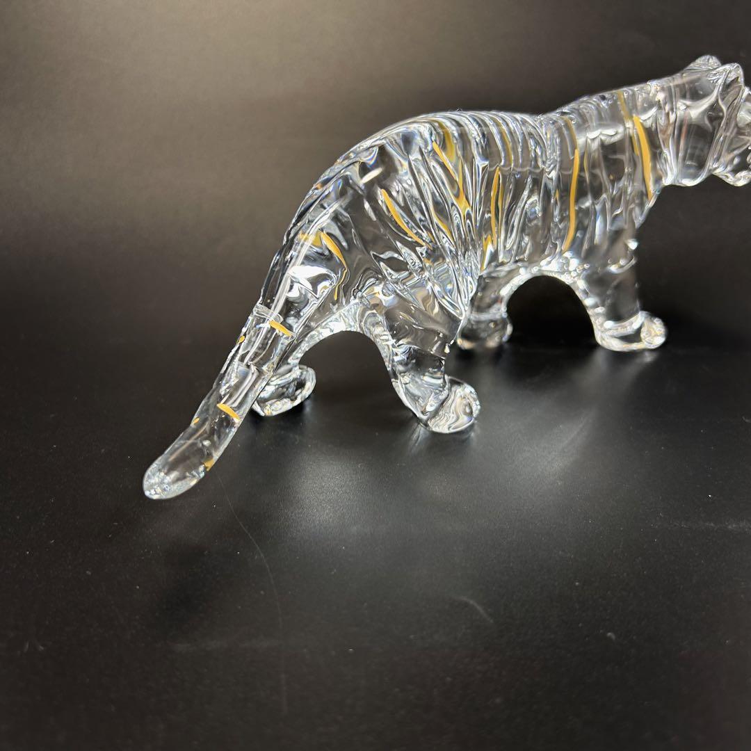 【新品未使用品】Baccarat バカラ 虎 オブジェ 置物 クリスタル 干支