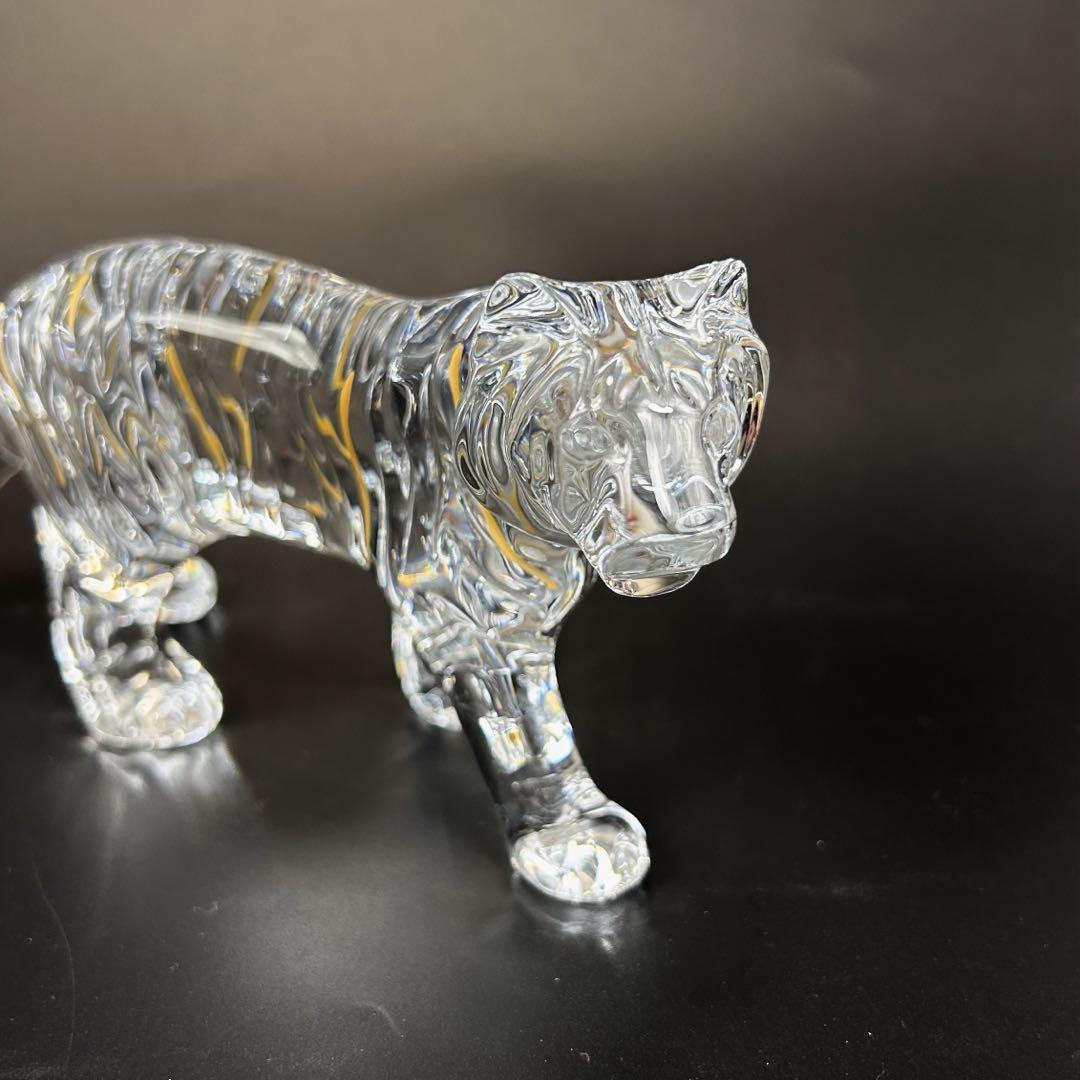 【新品未使用品】Baccarat バカラ 虎 オブジェ 置物 クリスタル 干支