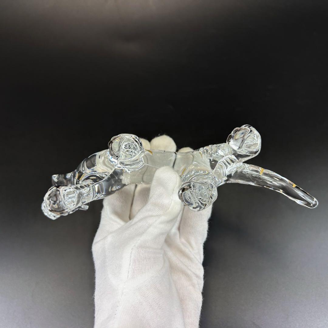 【新品未使用品】Baccarat バカラ 虎 オブジェ 置物 クリスタル 干支