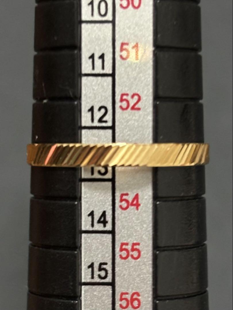 ⑦K18リング　12.5号