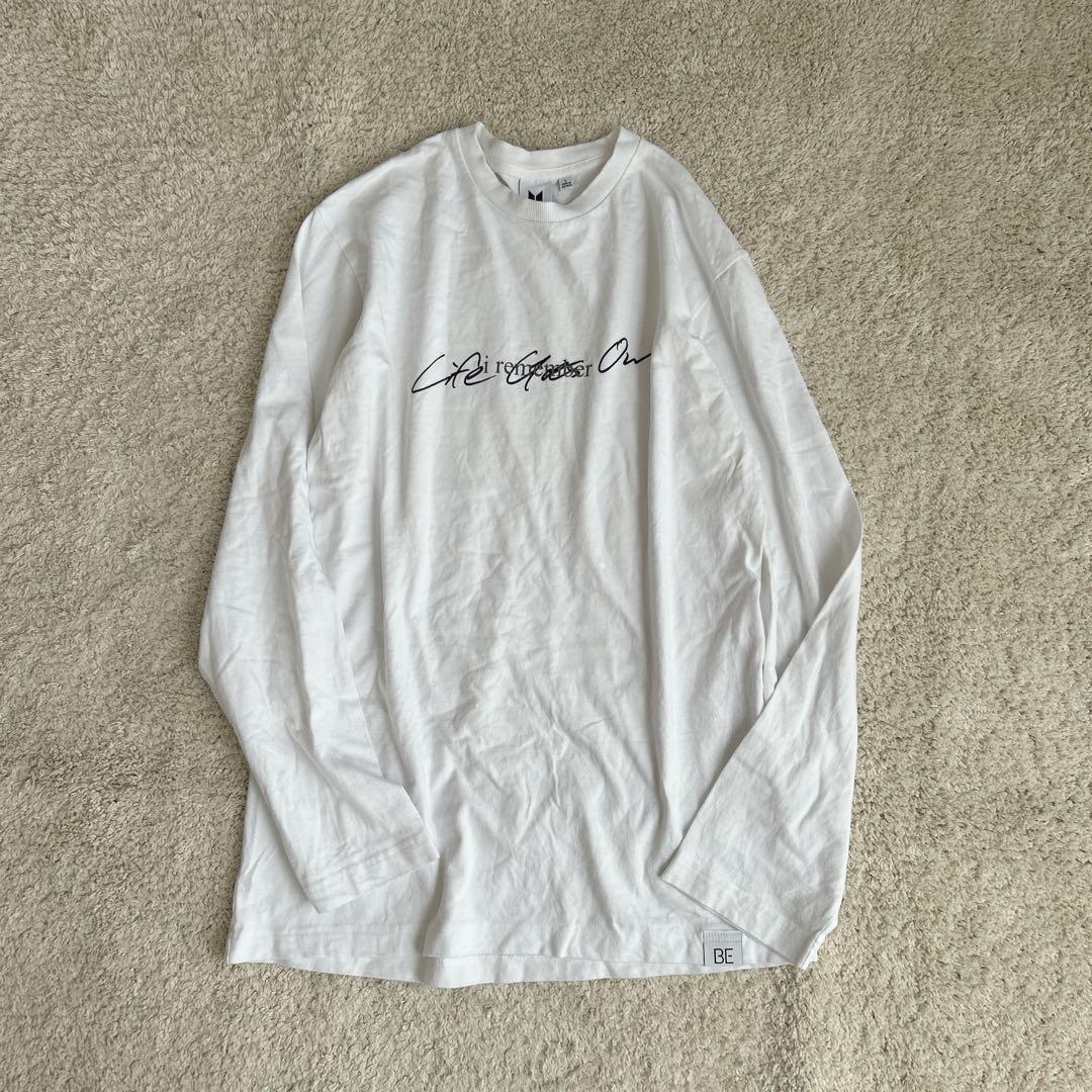 BTS ロンT 長袖カットソー ロングTシャツ トップス シンプル カジュアル