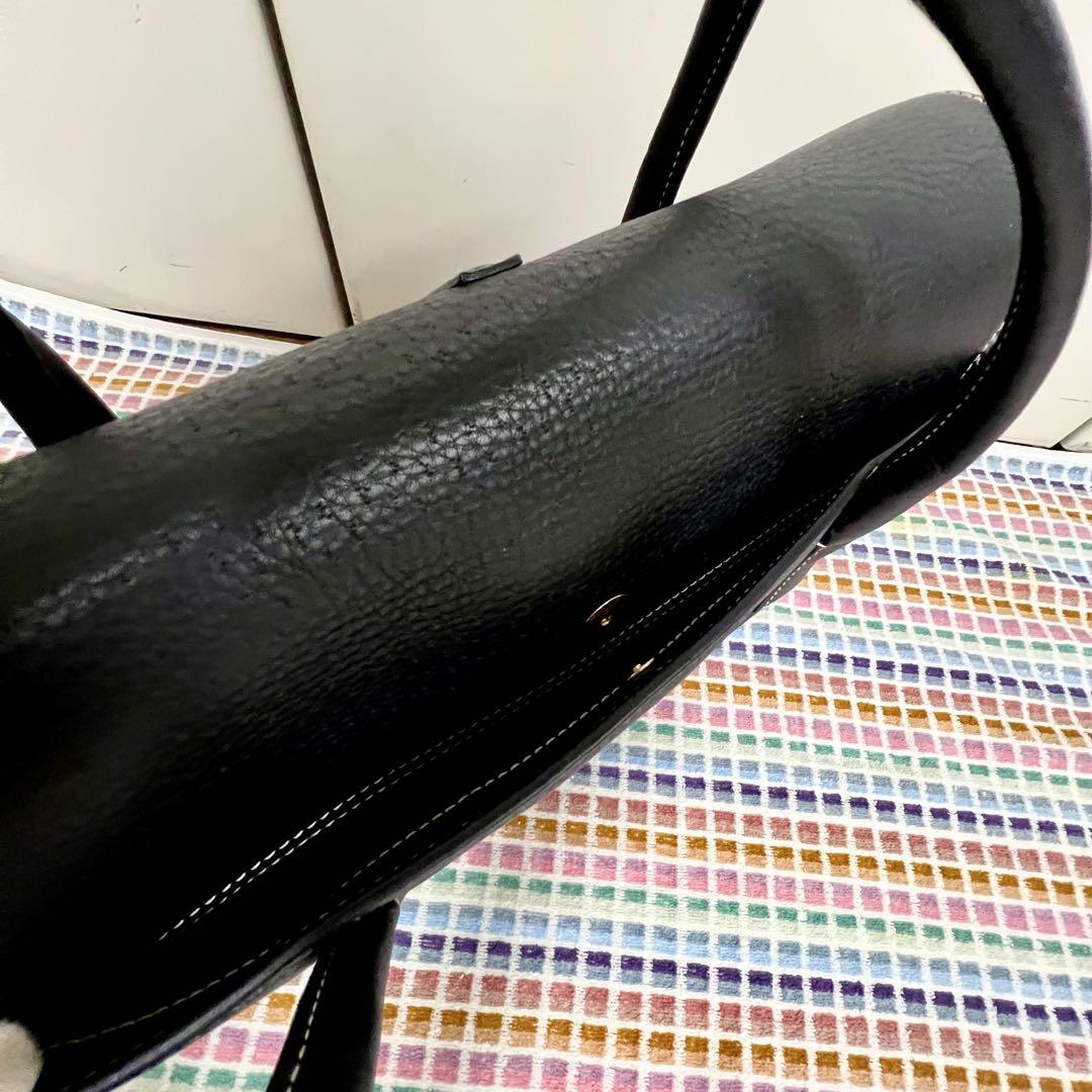【同梱不可】 Salvatore Ferragamo 黒 大型ハンドバッグ/ビジネスウーマンに バッグ
