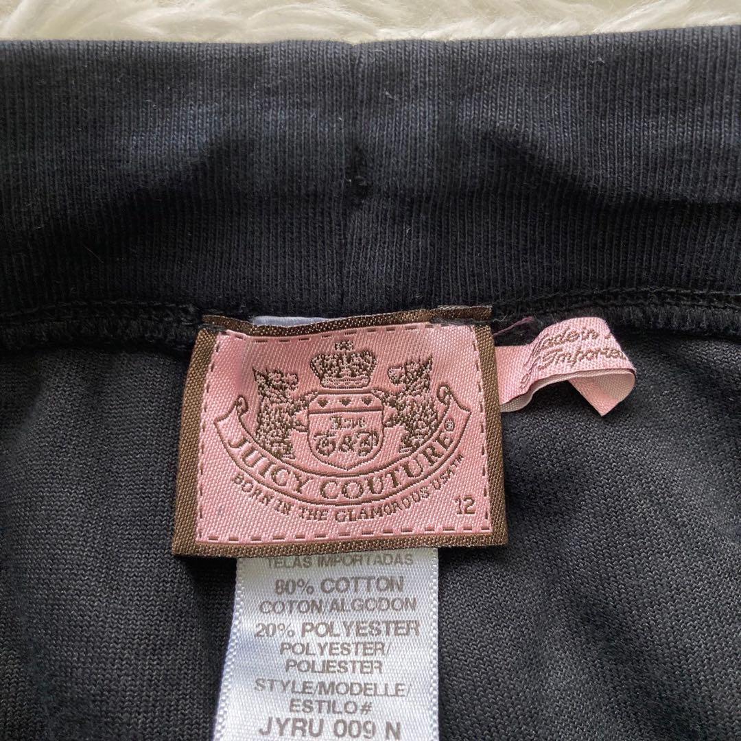 JUICY COUTURE ベロアジャージセットアップ ブラック