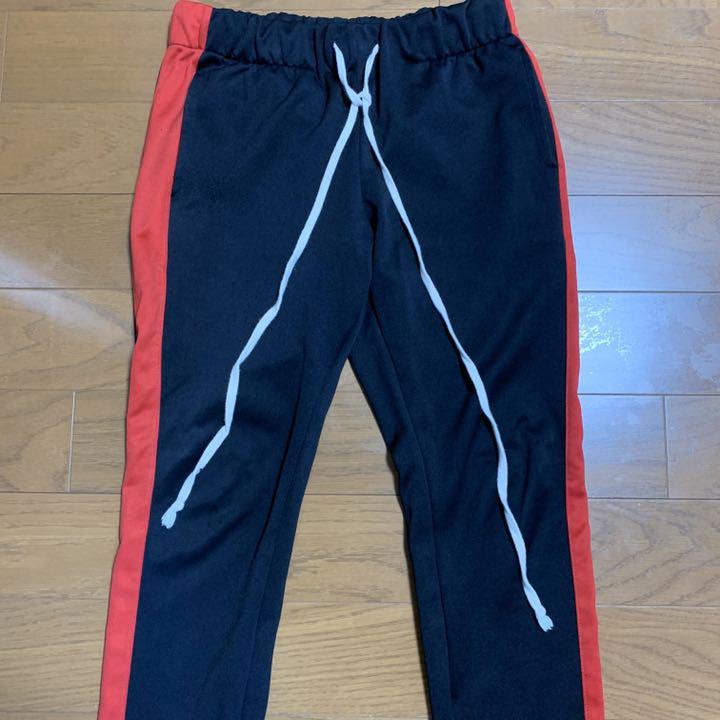 black and red eptm track pants