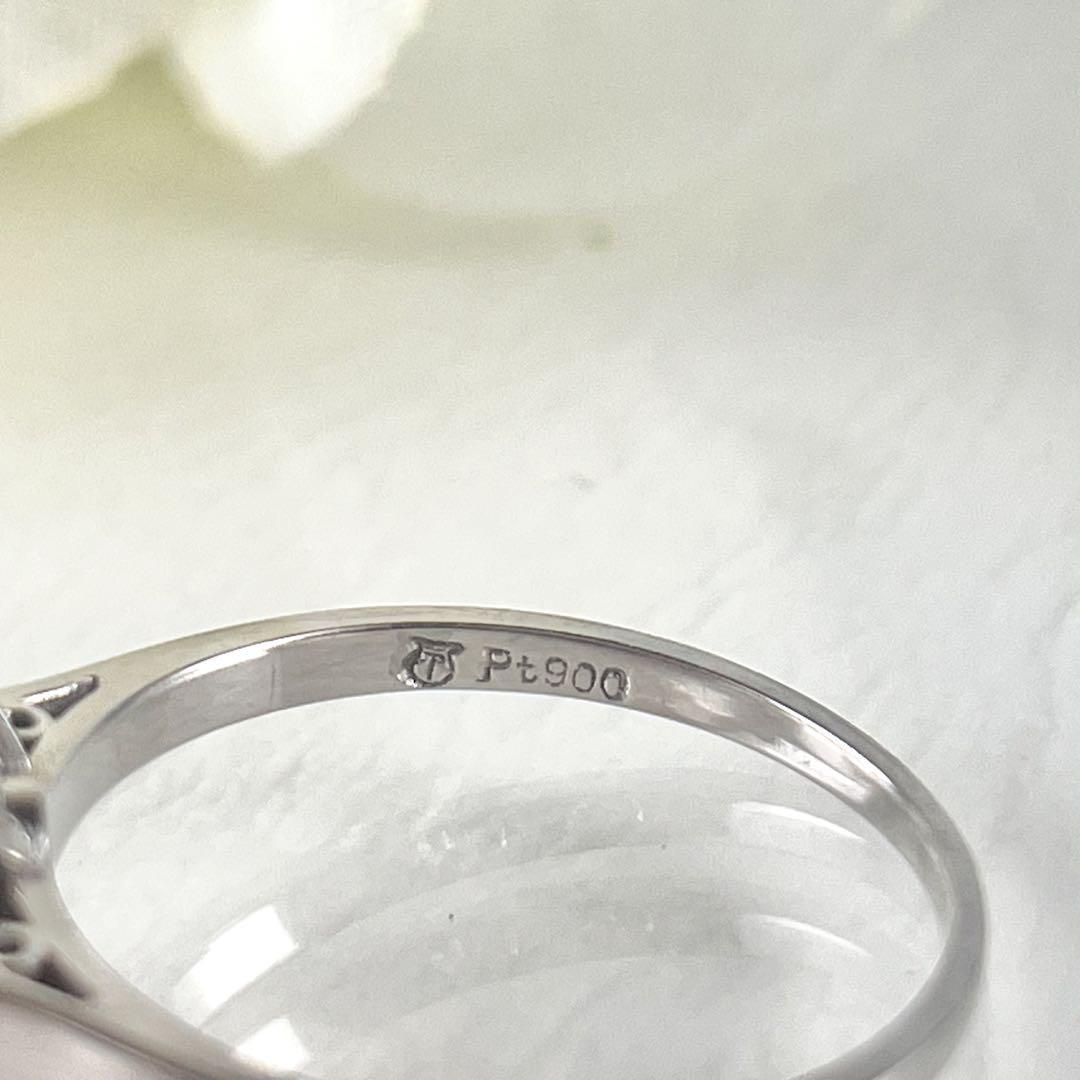 ☆美品☆タサキ　Pt900 パール　約8.1mm リング　約12号