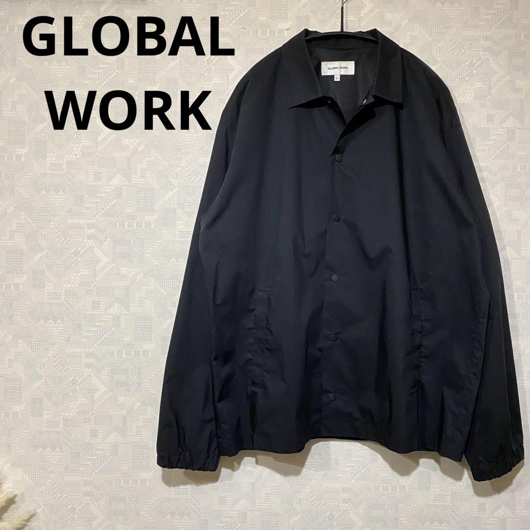 GLOBAL WORK コーチジャケット ブラック