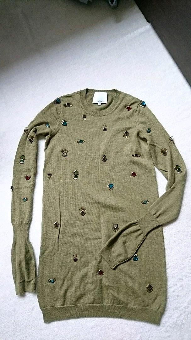 3.1 Phillip Lim ビジューニットワンピースXS